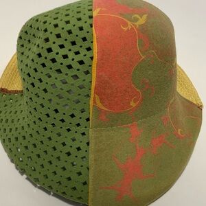 Colorful Patchwork Bucket Hat. Cirque de Solei